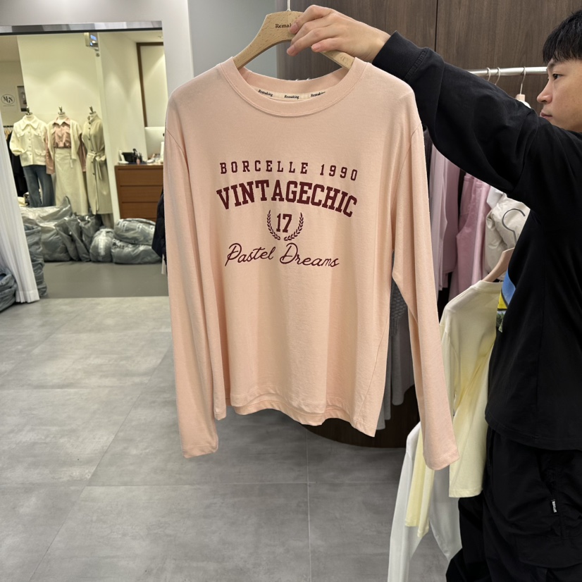 URBANSTORY/REMAKING東大門代購女裝新款休閑真品長袖T恤Remaking/URBANSTORY長袖T恤圖色3