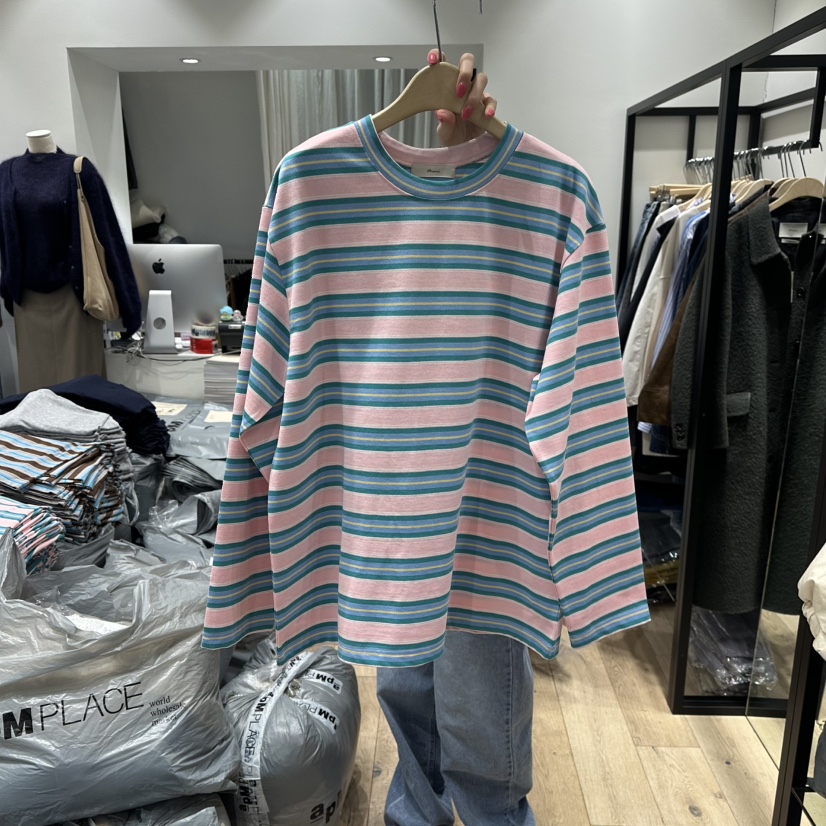 BRUNI/RICOTTA東大門代購女士新品人氣推薦熱賣時尚長袖T恤BRUNI/RICOTTA長袖T恤圖色1