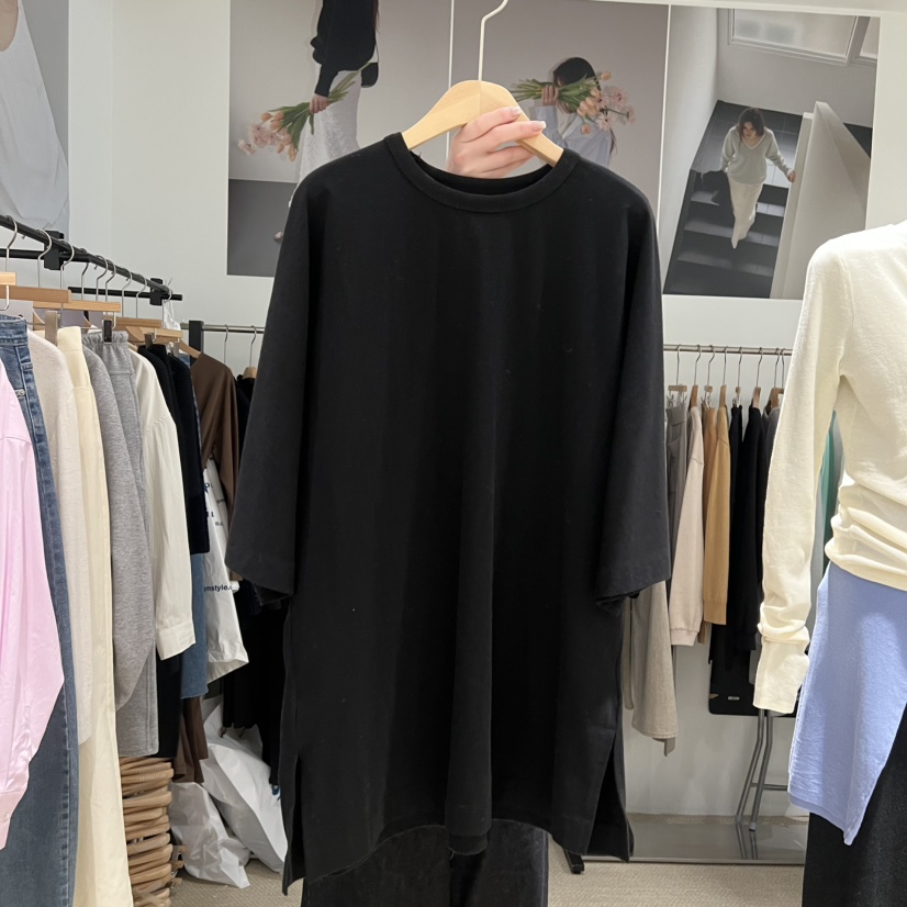 LMT（SAND LIMITED）東大門實拍女裝新款休閑人氣T恤寬松LMT/THE SAND/THE BEIGES_FLOWT恤圖色3