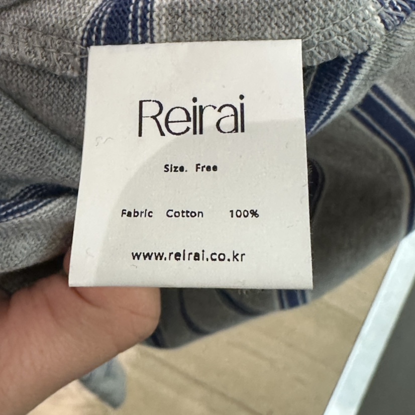 REIRAI東大門直郵女士新款休閑真品職業26春夏時尚長袖T恤Reirai長袖T恤