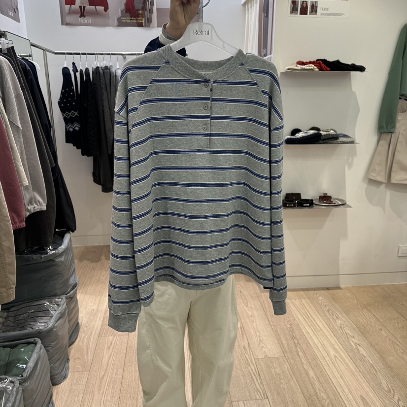 REIRAI東大門直郵女士新款休閑真品職業26春夏時尚長袖T恤Reirai長袖T恤圖色2