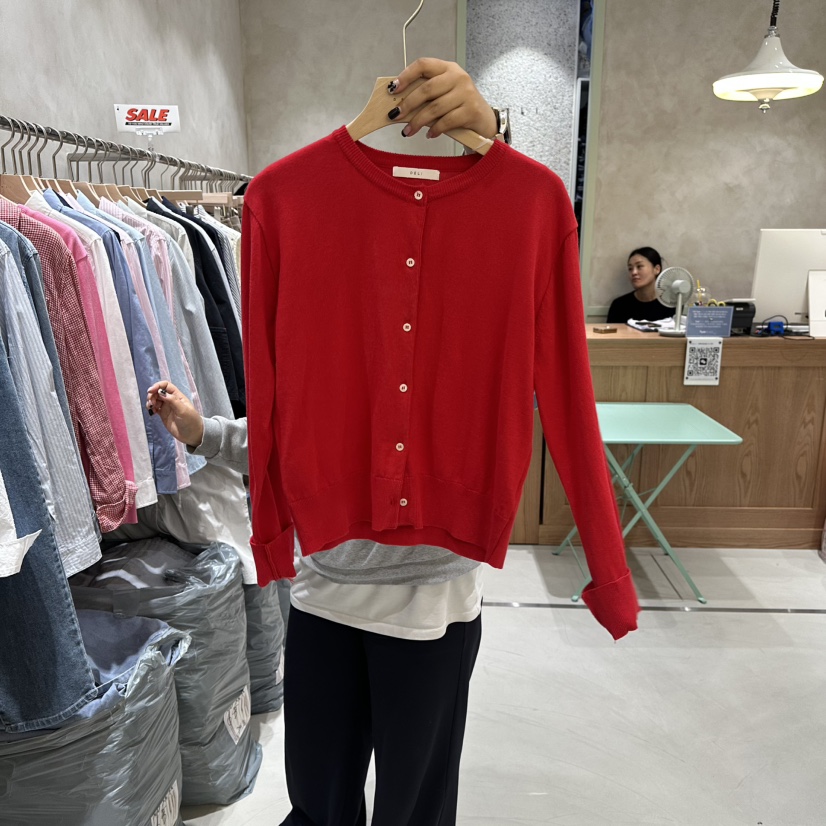 DELI JENNY韓國直郵女士新品人氣時尚26春夏針織衫不含內搭DELI JENNY針織衫圖色3