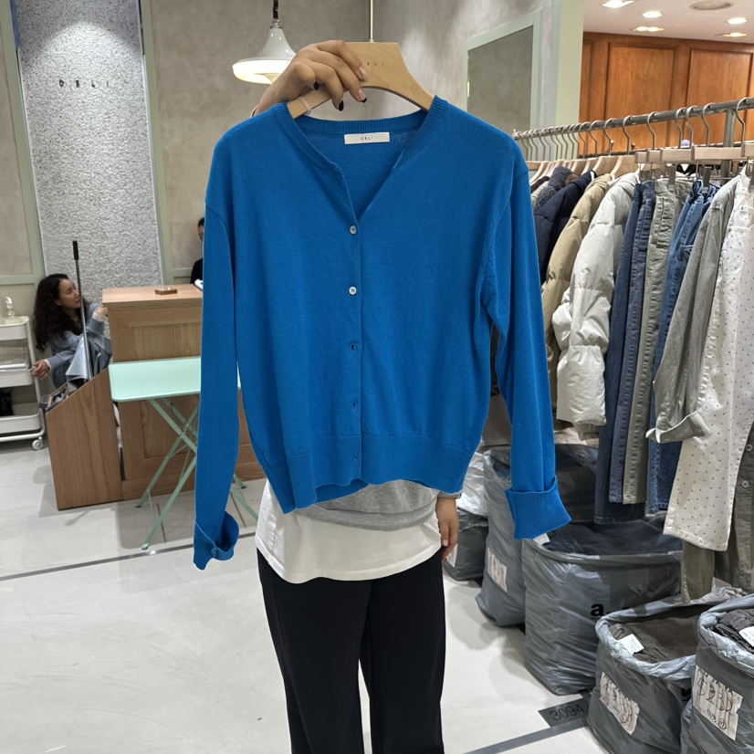 DELI JENNY韓國直郵女士新品人氣時尚26春夏針織衫不含內搭DELI JENNY針織衫圖色4