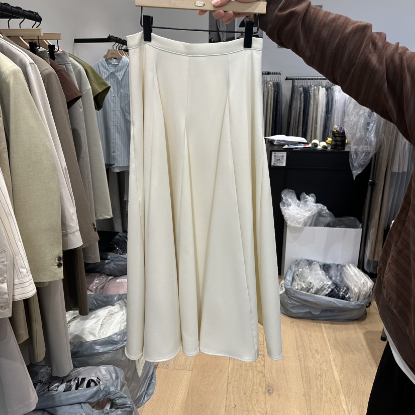 aube nunt韓國代購女裝新款時尚休閑推薦職業26春夏長裙aube nunt長裙圖色1