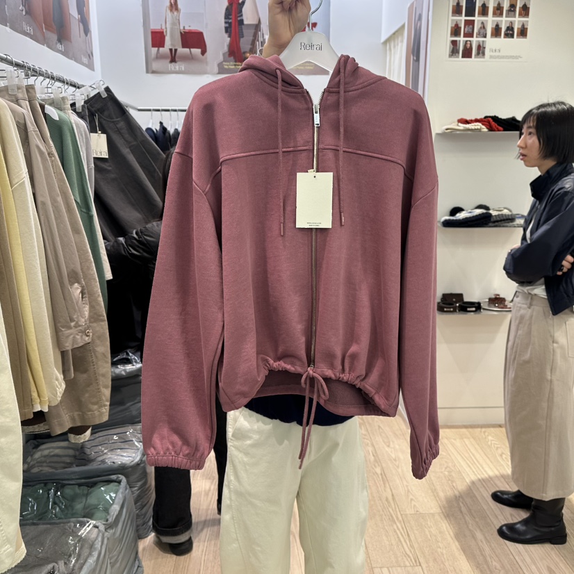 REIRAI東大門實拍女裝新品推薦職業時尚熱賣夾克連帽拉鏈衫Reirai夾克圖色3