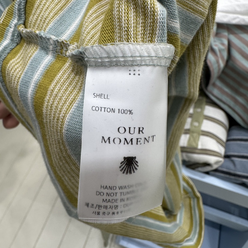 OURMOMENT東大門代購女士新款推薦職業時尚休閑熱賣長袖T恤OURMOMENT長袖T恤