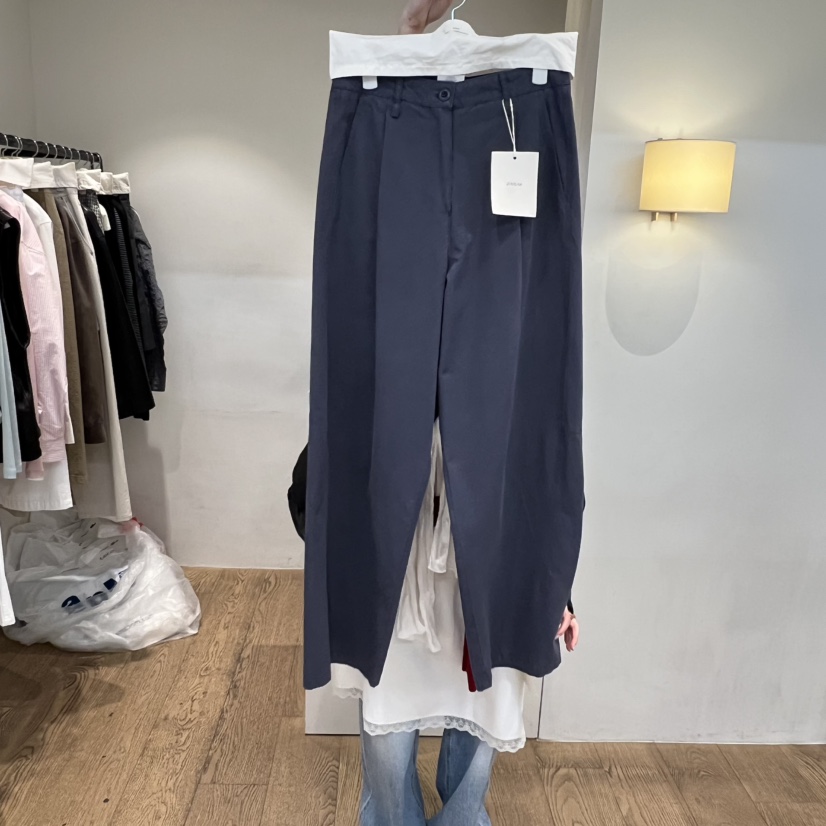 JINSIM韓國直郵女裝新款時尚職業26春夏真品推薦休閑休閑褲JINSIM休閑褲圖色1