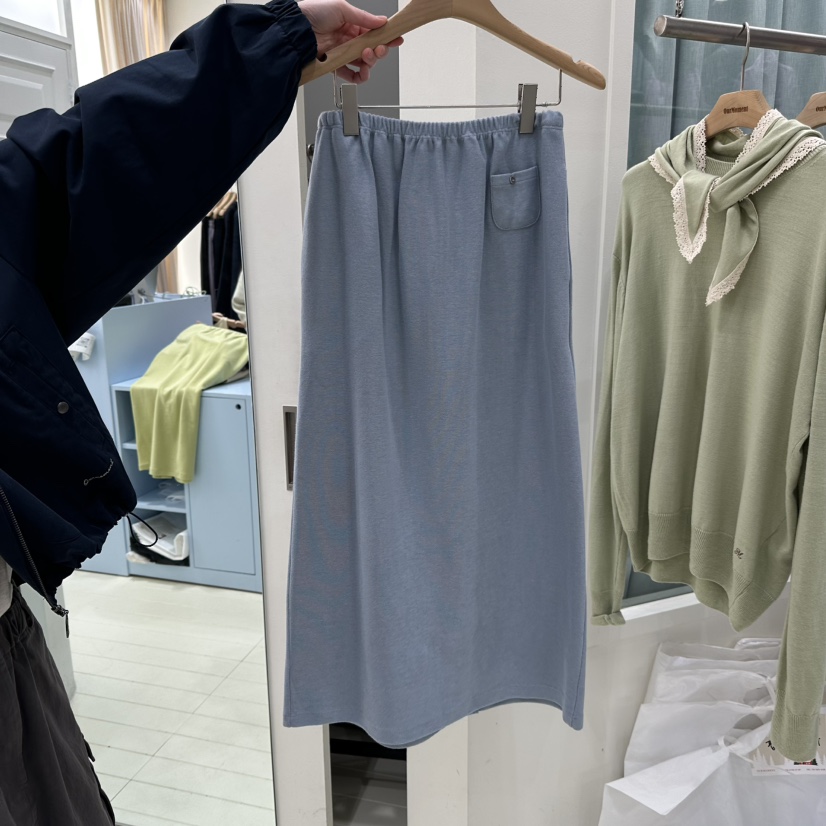 OURMOMENT韓國代購女士新品真品推薦休閑熱賣26春夏時尚長裙OURMOMENT長裙圖色2