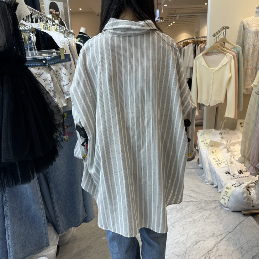 CHEAP-CHIC東大門代購女士新品休閑26春夏熱賣襯衫蕾絲衫CHEAP-CHIC/CHARLES THE SECOND襯衫/蕾絲衫