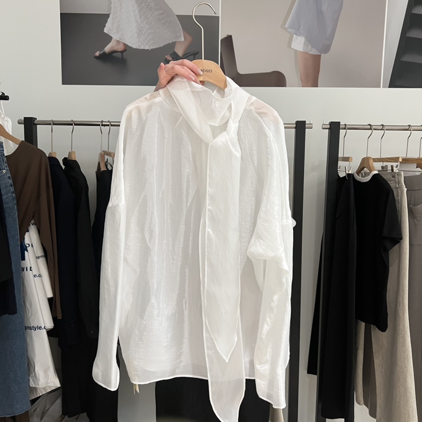 LMT（SAND LIMITED）東大門實拍女士新款人氣襯衫蕾絲衫LMT/THE SAND/THE BEIGES_FLOW襯衫/蕾絲衫圖色3