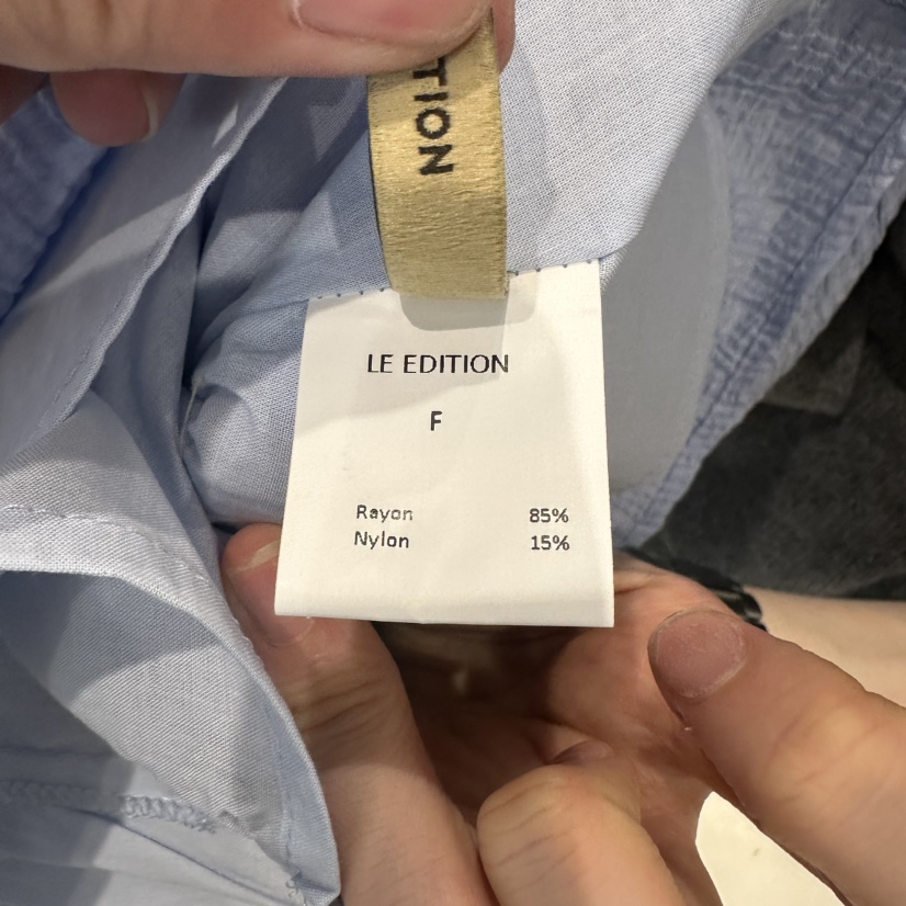 LE EDITION韓國直郵女裝新款休閑熱賣職業襯衫蕾絲衫含腰繩LE BOENE襯衫/蕾絲衫