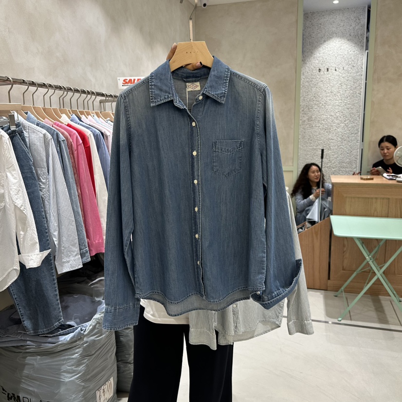 DELI JENNY東大門實拍女士新款真品時尚26春夏襯衫蕾絲衫DELI JENNY襯衫/蕾絲衫圖色1