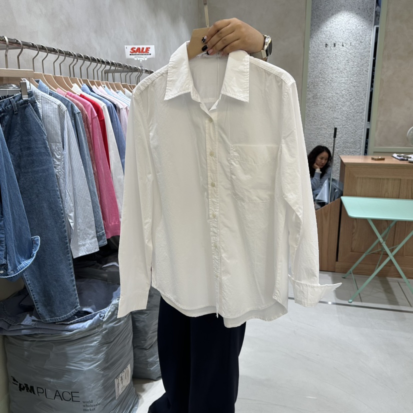 DELI JENNY東大門直郵女士新品職業26春夏時尚襯衫蕾絲衫DELI JENNY襯衫/蕾絲衫圖色1