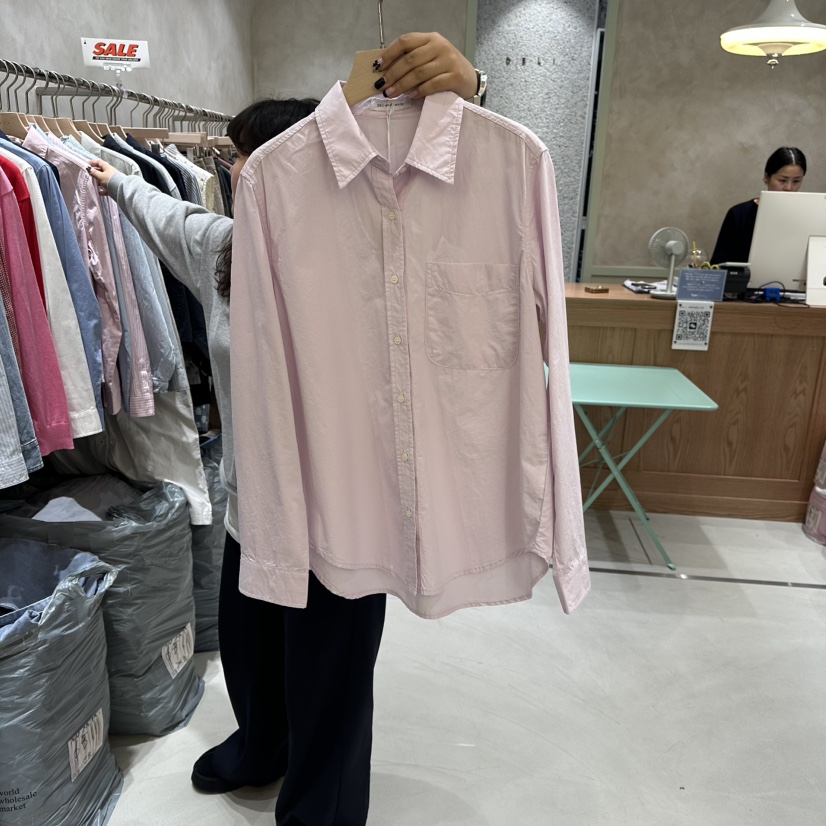 DELI JENNY東大門直郵女士新品職業26春夏時尚襯衫蕾絲衫DELI JENNY襯衫/蕾絲衫圖色2