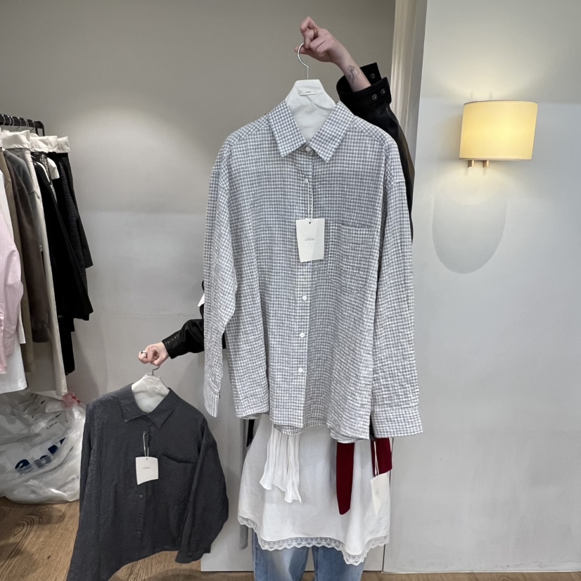 JINSIM韓國代購女士新品時尚休閑職業真品人氣襯衫蕾絲衫JINSIM襯衫/蕾絲衫圖色3