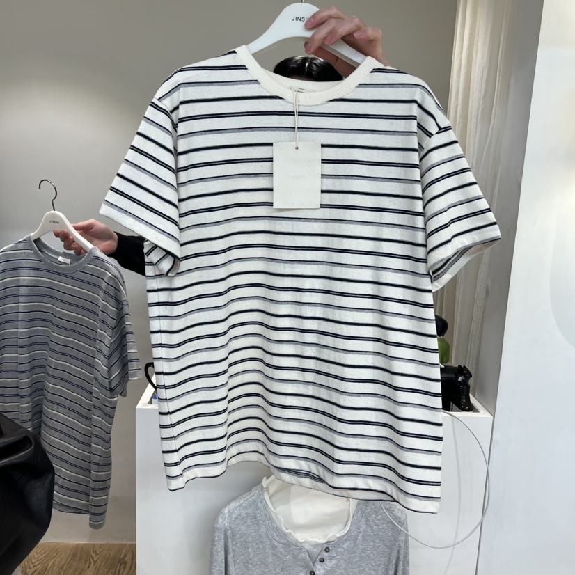 JINSIM韓國直郵女士新品熱賣休閑推薦人氣真品職業時尚T恤JINSIMT恤圖色1