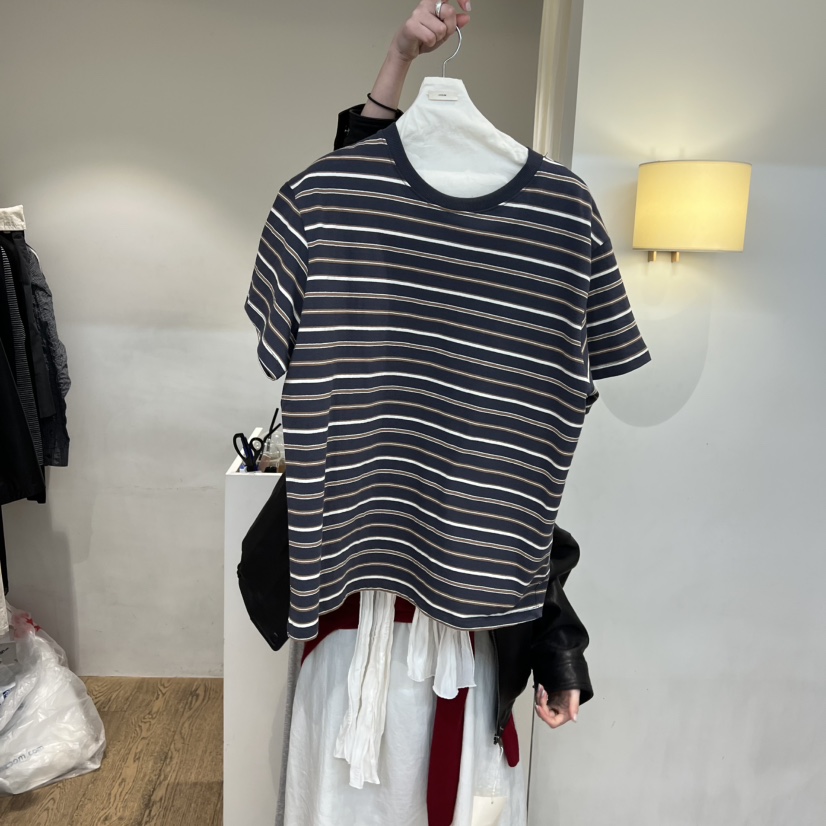 JINSIM韓國直郵女士新品熱賣休閑推薦人氣真品職業時尚T恤JINSIMT恤圖色3