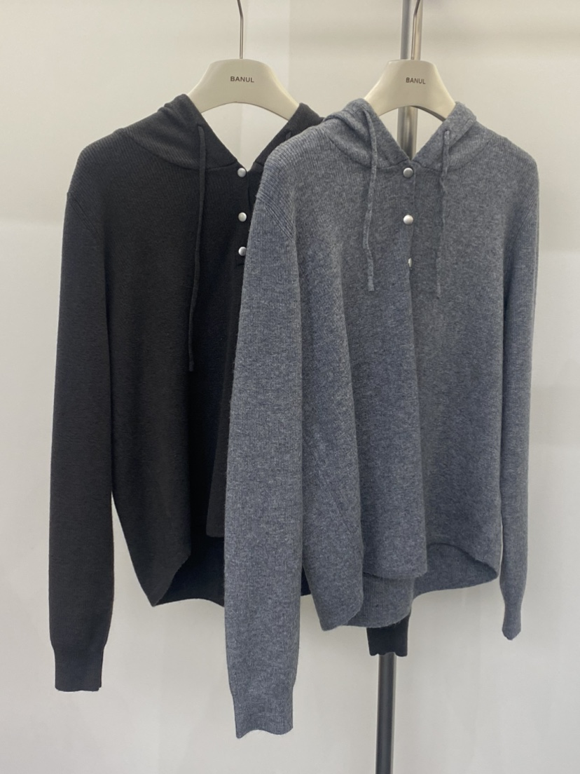 BANUL韓國代購女裝新款職業人氣真品推薦時尚針織衫連帽衫BANUL針織衫