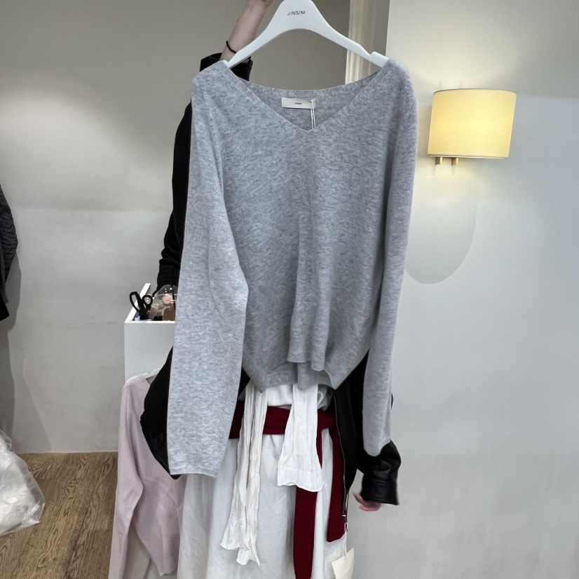 JINSIM韓國代購女裝新品休閑熱賣真品人氣職業26春夏針織衫JINSIM針織衫圖色4