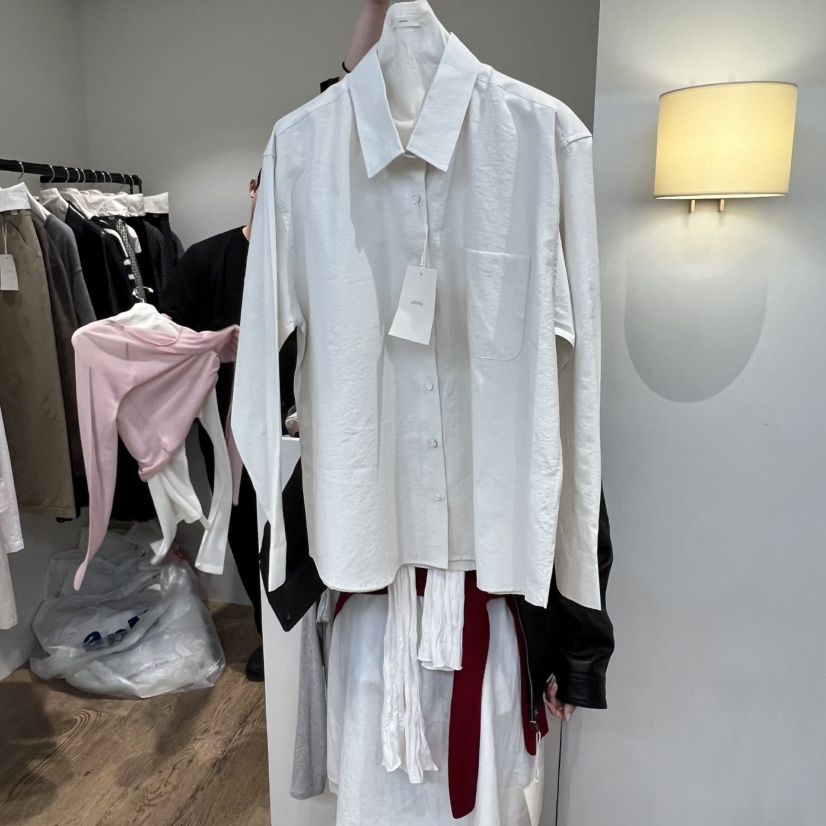 JINSIM韓國直郵女裝新款熱賣26春夏時尚職業推薦襯衫蕾絲衫JINSIM襯衫/蕾絲衫圖色1