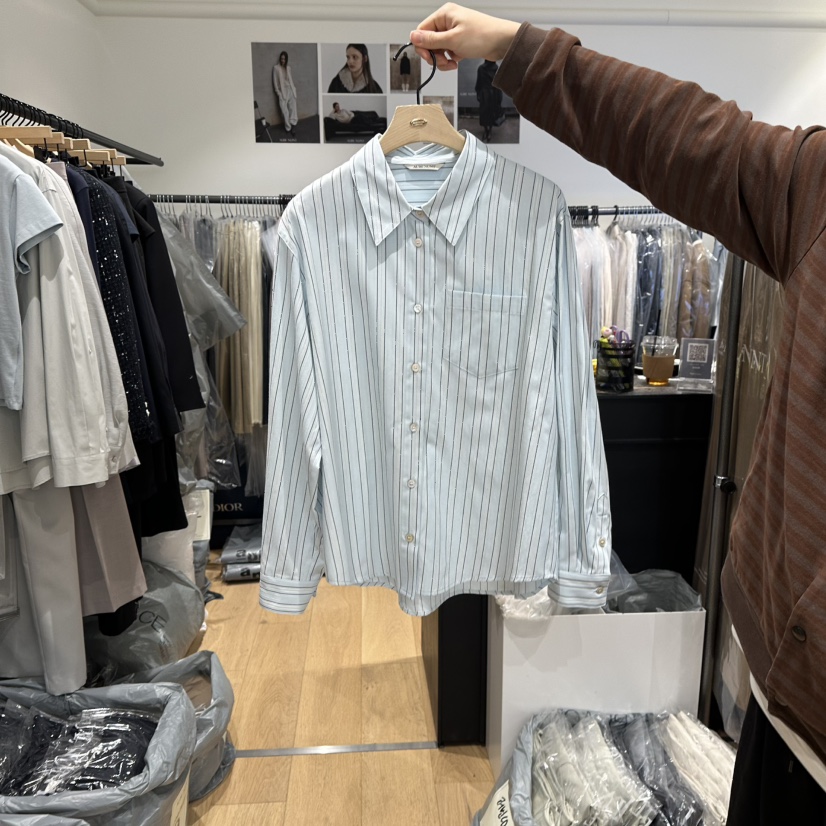 aube nunt東大門代購女裝新款推薦26春夏真品襯衫蕾絲衫aube nunt襯衫/蕾絲衫圖色4