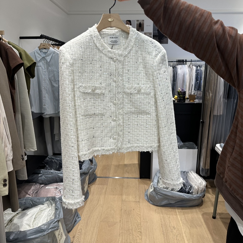 aube nunt韓國代購女士新款人氣熱賣休閑真品推薦26春夏夾克aube nunt夾克圖色1