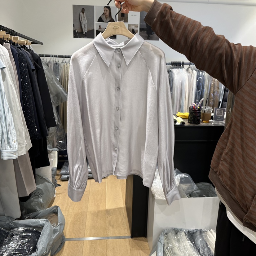 aube nunt東大門直郵女裝新品熱賣時尚人氣休閑襯衫蕾絲衫aube nunt襯衫/蕾絲衫圖色3