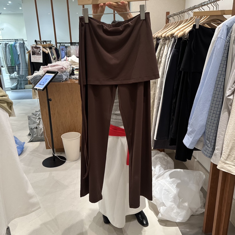 ANDMORE BUTTON東大門代購女裝新款休閑推薦真品26春夏裙褲ANDMORE BUTTON裙褲圖色1