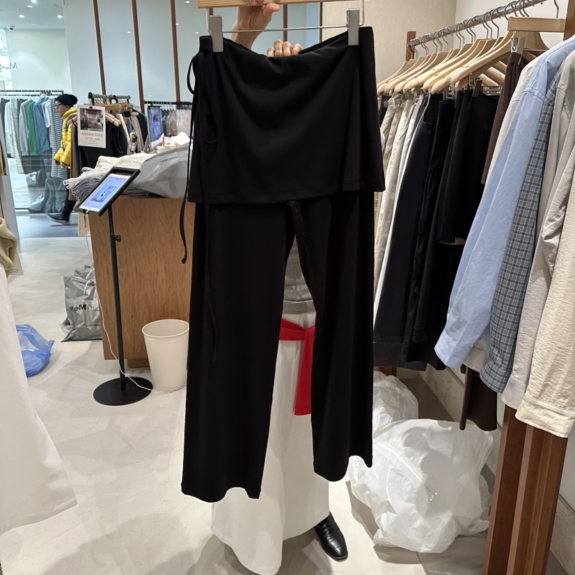 ANDMORE BUTTON東大門代購女裝新款休閑推薦真品26春夏裙褲ANDMORE BUTTON裙褲圖色2