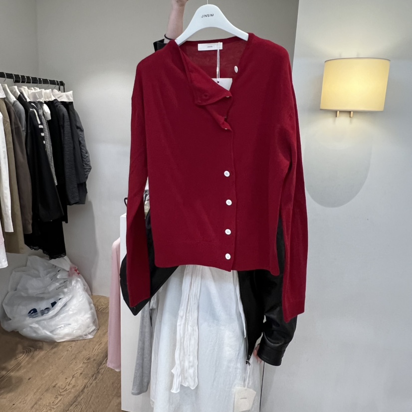JINSIM東大門直郵女士新品26春夏休閑真品熱賣針織衫羊毛衫JINSIM針織衫圖色2