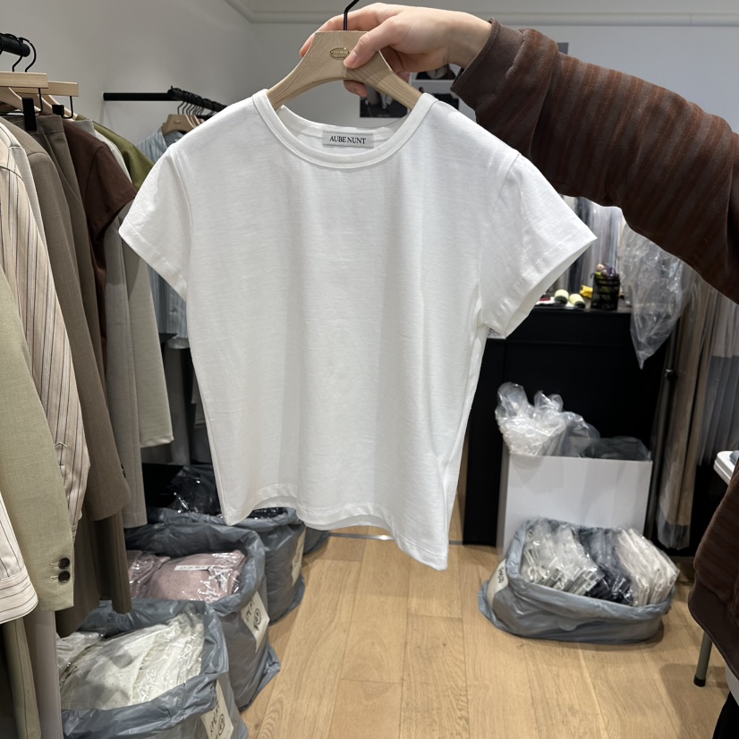 aube nunt東大門代購女士新款職業時尚真品26春夏熱賣T恤aube nuntT恤圖色1