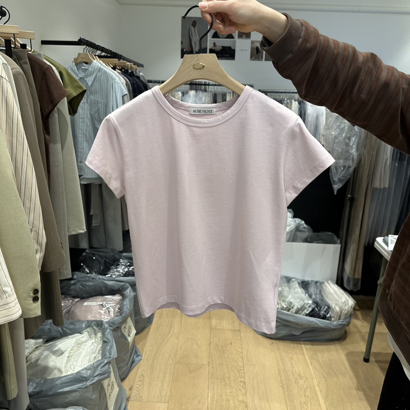 aube nunt東大門代購女士新款職業時尚真品26春夏熱賣T恤aube nuntT恤圖色2