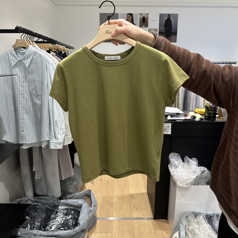 aube nunt東大門代購女士新款職業時尚真品26春夏熱賣T恤aube nuntT恤圖色4