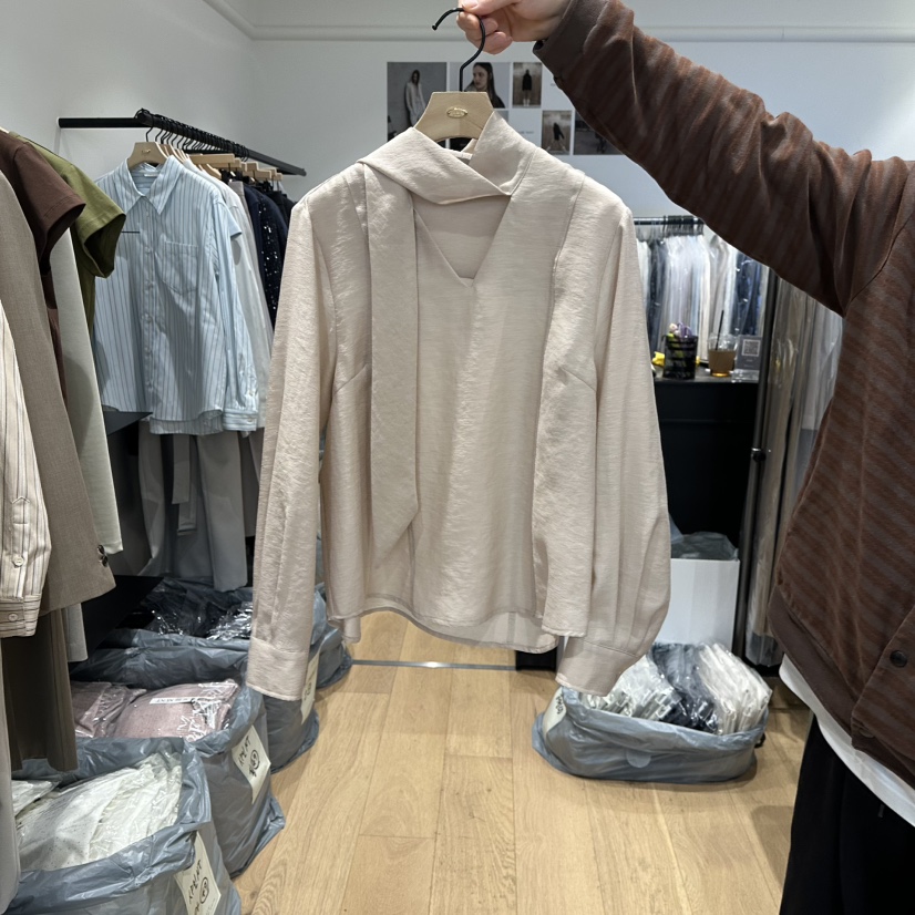 aube nunt東大門實拍女裝新款推薦人氣時尚真品襯衫蕾絲衫aube nunt襯衫/蕾絲衫圖色2