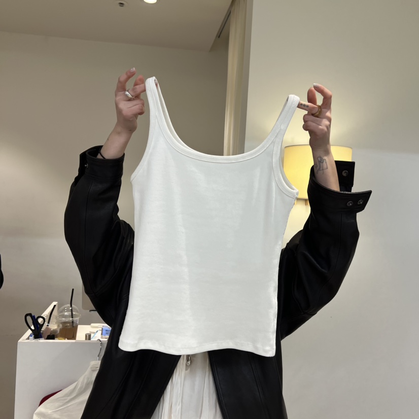 JINSIM東大門實拍女裝新款26春夏真品熱賣職業吊帶背心水洗JINSIM吊帶/背心圖色2