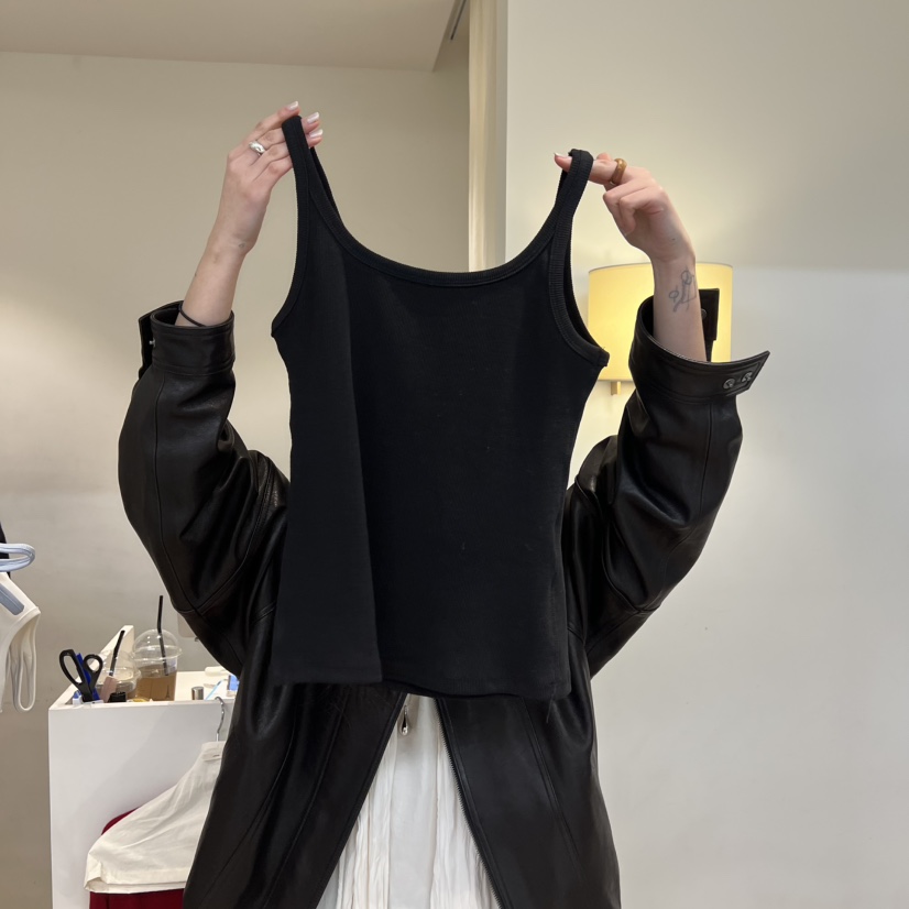 JINSIM東大門實拍女裝新款26春夏真品熱賣職業吊帶背心水洗JINSIM吊帶/背心圖色4