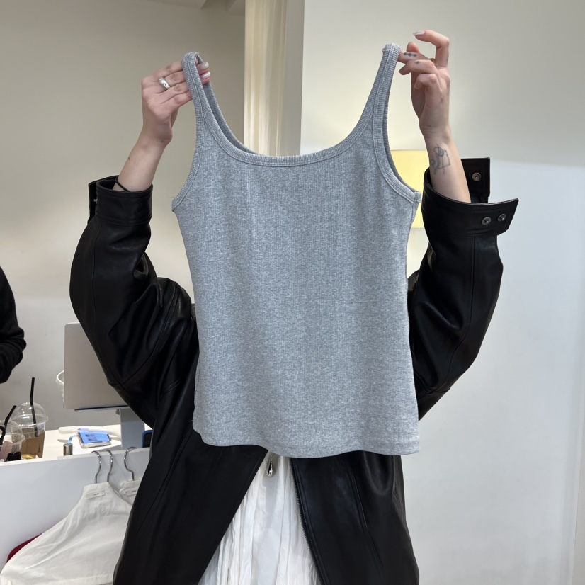 JINSIM東大門實拍女裝新款26春夏真品熱賣職業吊帶背心水洗JINSIM吊帶/背心圖色7