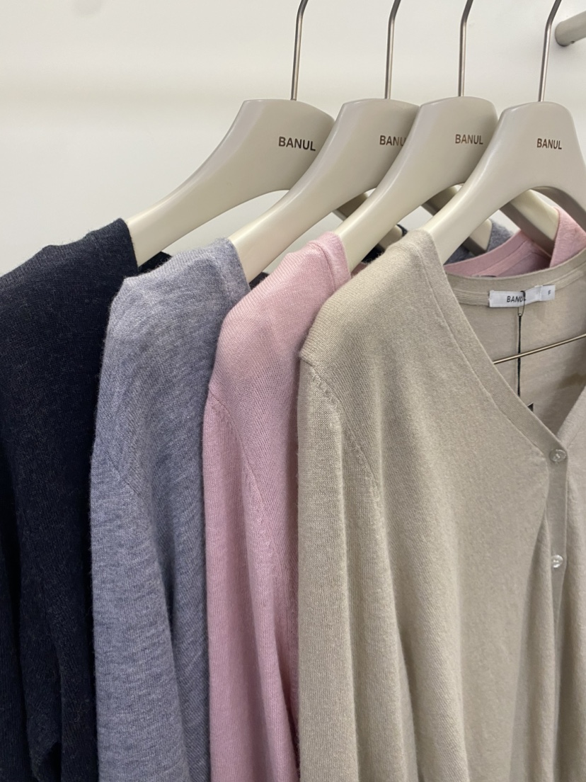 BANUL東大門代購女裝新品26春夏熱賣針織衫美利奴羊毛開衫BANUL針織衫
