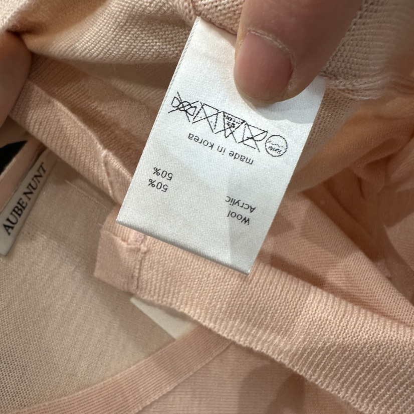 aube nunt韓國代購女裝新款推薦熱賣時尚人氣休閑針織衫aube nunt針織衫