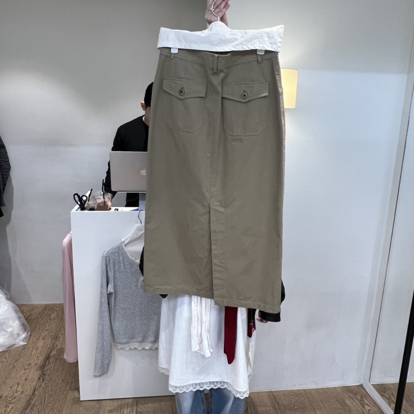 JINSIM韓國代購女士新款26春夏職業推薦人氣半身裙中短裙JINSIM半身裙/中短裙