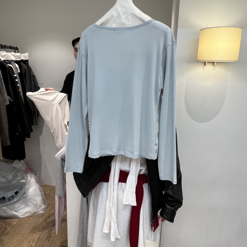 JINSIM韓國代購女裝新品26春夏人氣真品推薦長袖T恤羊毛衫JINSIM長袖T恤