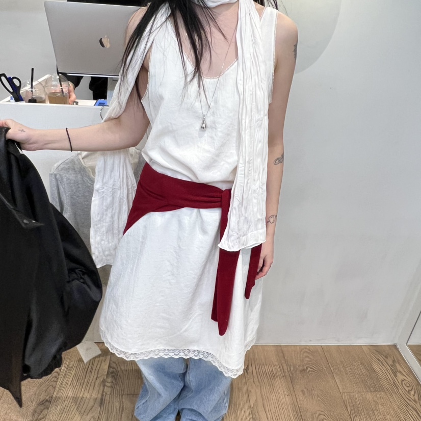 JINSIM東大門代購女裝新款人氣職業26春夏熱賣連衣裙蕾絲JINSIM連衣裙圖色2