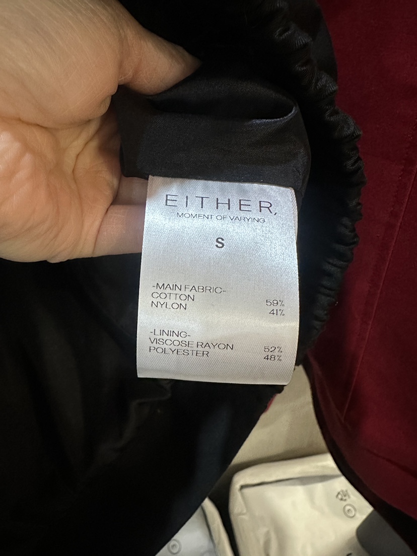 EITHER韓國直郵女裝新款休閑熱賣26春夏職業夾克斜紋布棉EITHER夾克