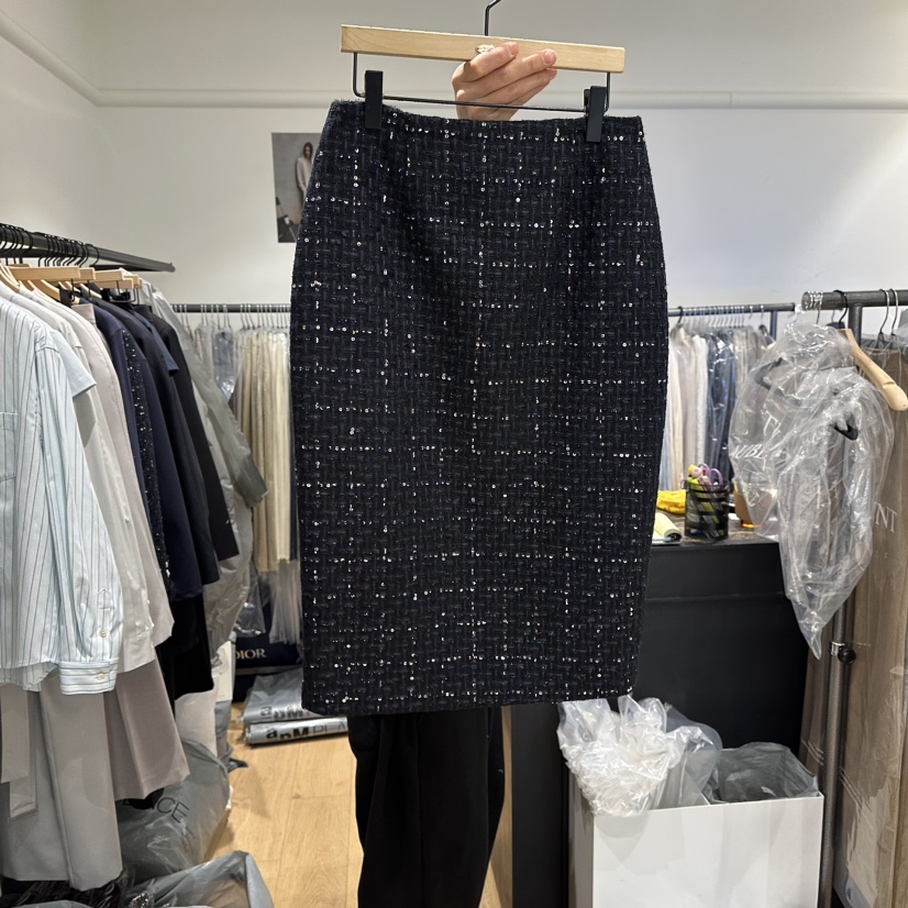 aube nunt東大門直郵女士新品休閑推薦26春夏熱賣職業長裙aube nunt長裙圖色2