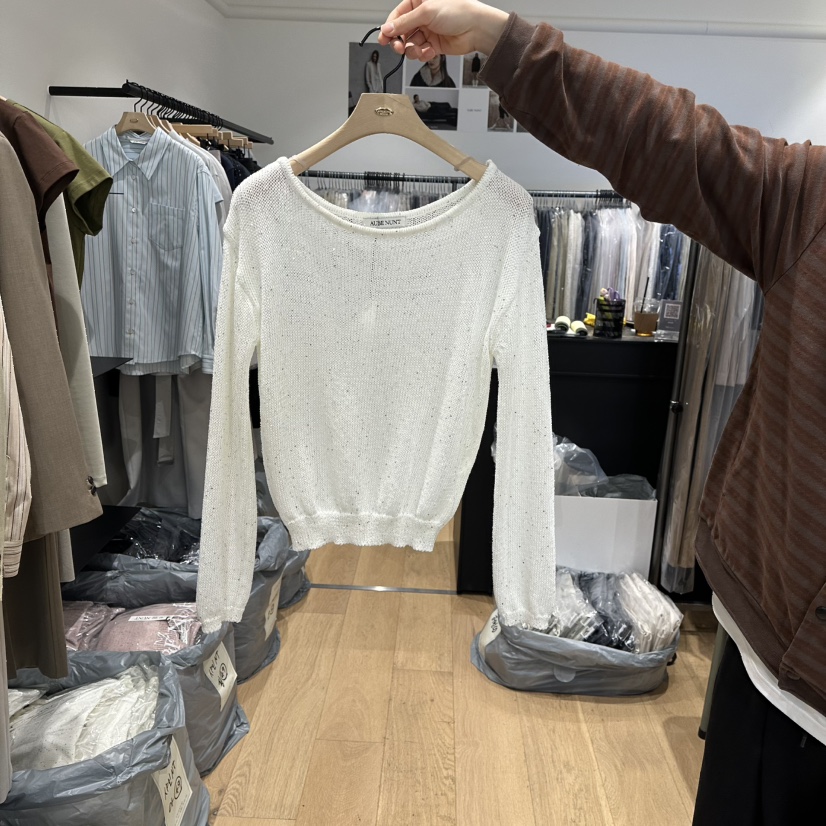 aube nunt東大門實拍女裝新品休閑26春夏推薦熱賣針織衫aube nunt針織衫圖色1