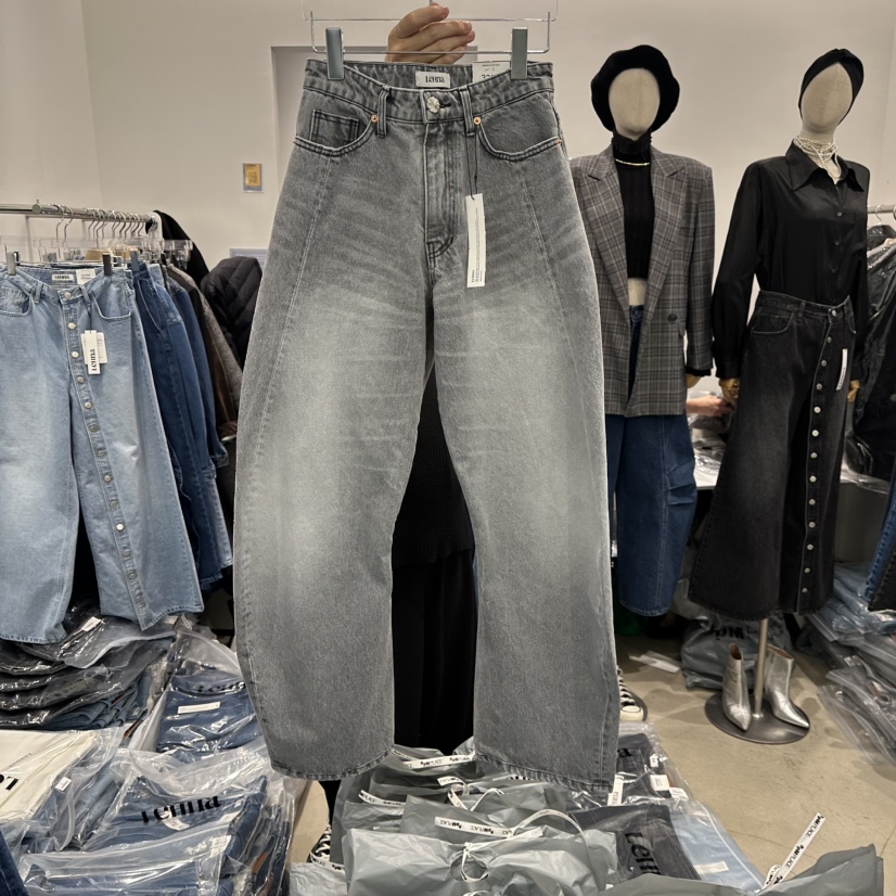 LEHNA東大門代購女裝新品職業推薦人氣休閑時尚26春夏牛仔褲LEHNA牛仔褲圖色2