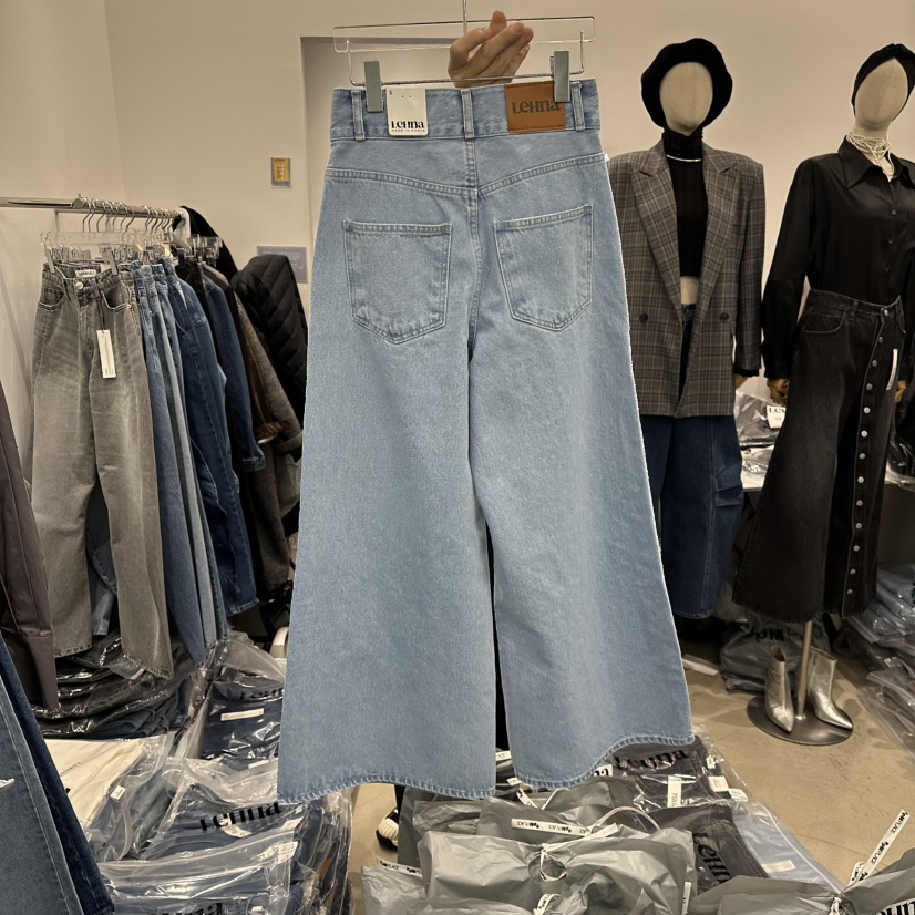 LEHNA東大門直郵女裝新品26春夏人氣職業熱賣休閑真品牛仔褲LEHNA牛仔褲
