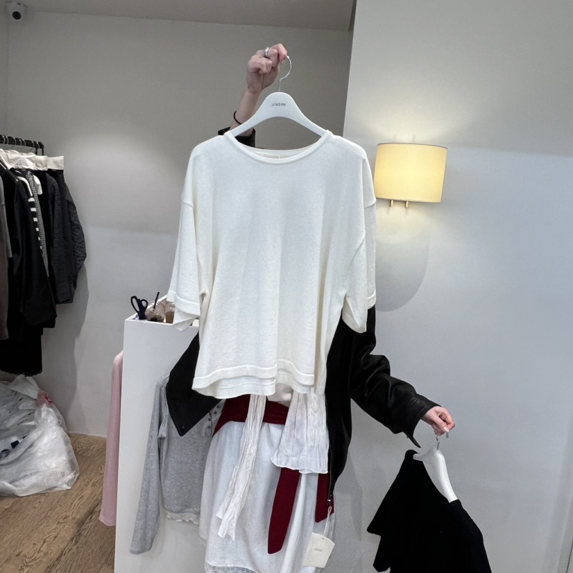 JINSIM東大門代購女士新品推薦休閑職業人氣26春夏時尚T恤JINSIMT恤圖色2
