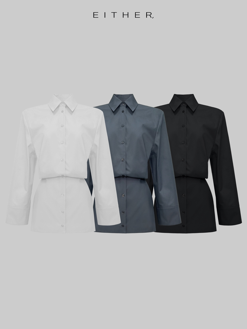 EITHER韓國代購女裝新品熱賣真品職業人氣時尚休閑連衣裙EITHER連衣裙