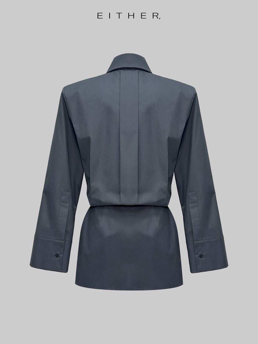 EITHER韓國代購女裝新品熱賣真品職業人氣時尚休閑連衣裙EITHER連衣裙